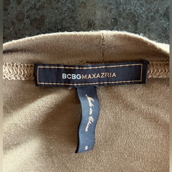 BCBG Maxazria brown/taupe shirt - Picture 6 of 6